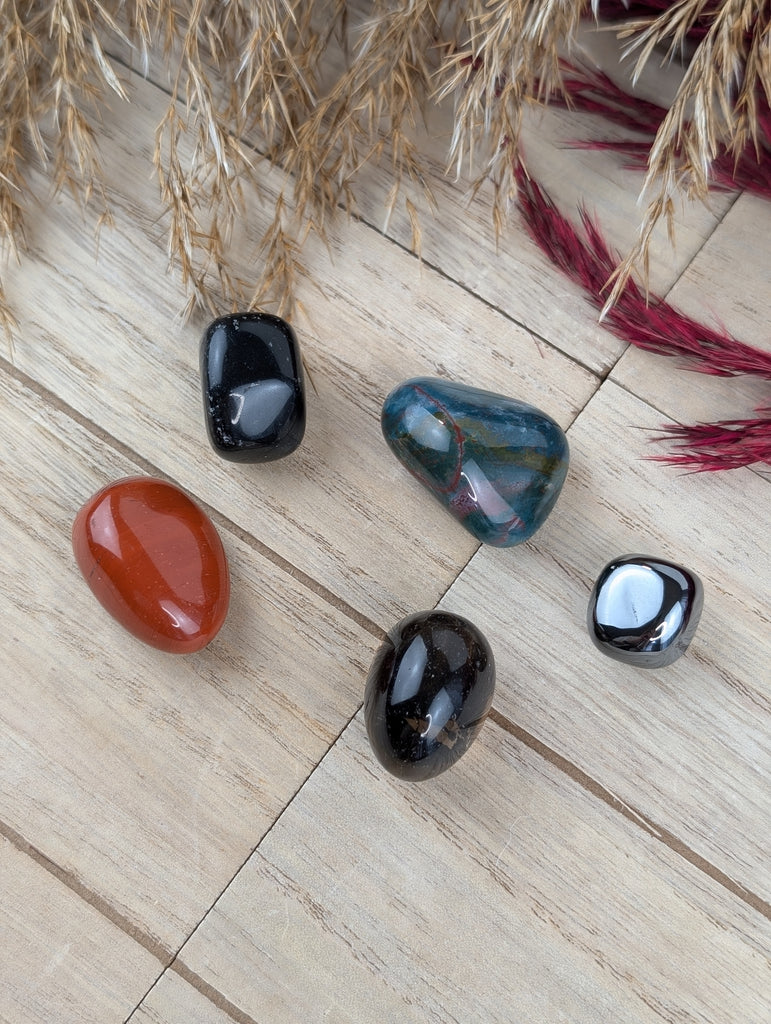 Root Chakra Crystal Set will balance and heal the energy within the root Chakra energy center 