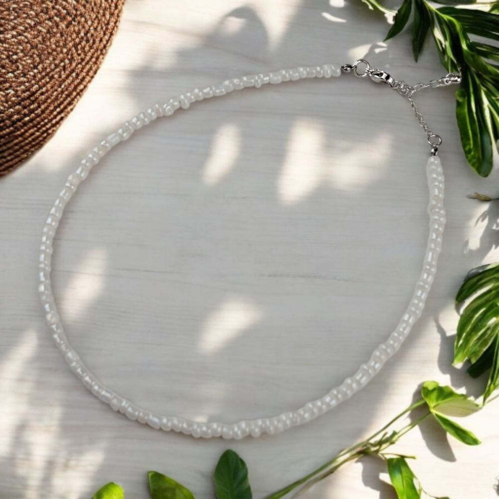 Seed bead choker no charm