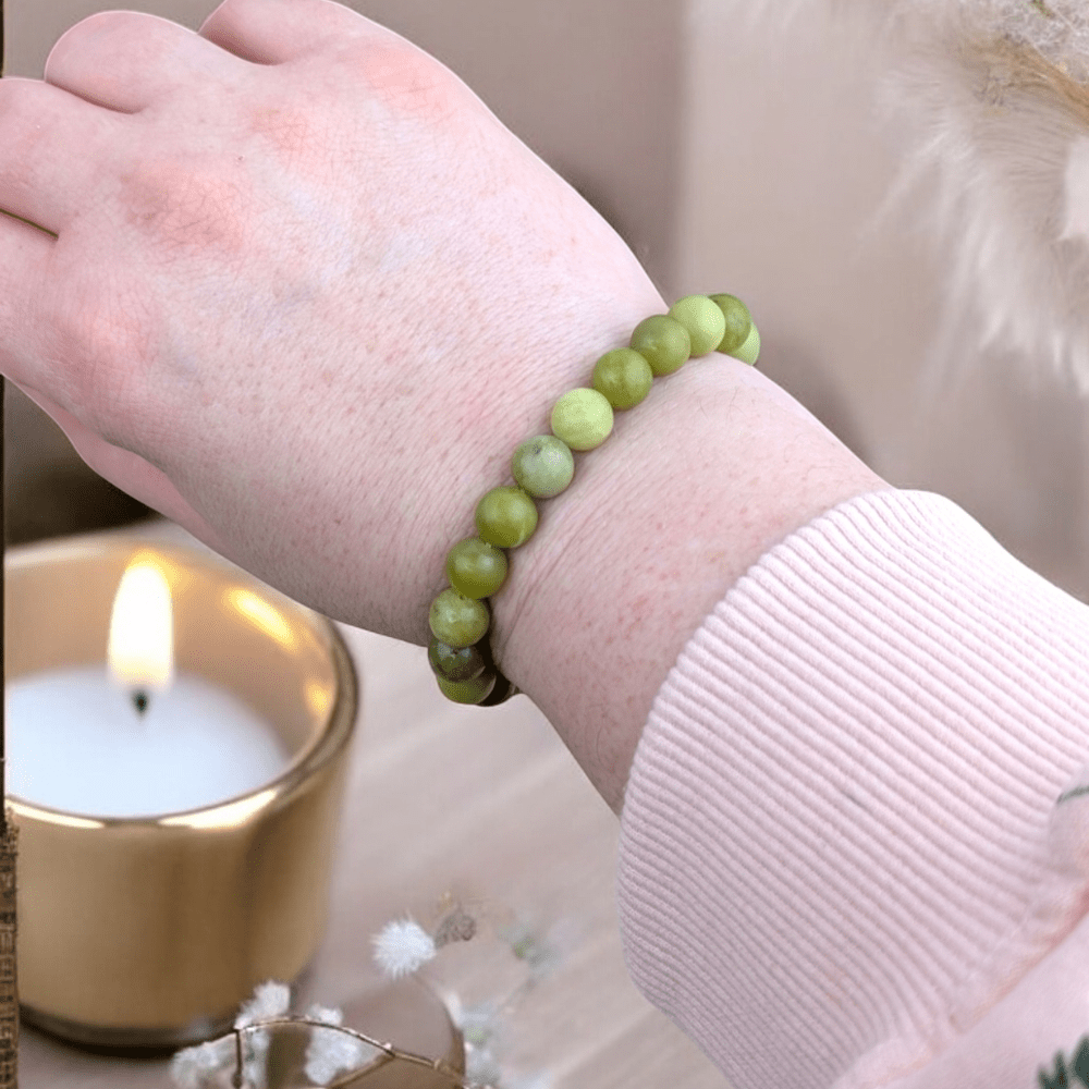 Vibrant Peridot Bracelet symbolizing harmony and renewal.