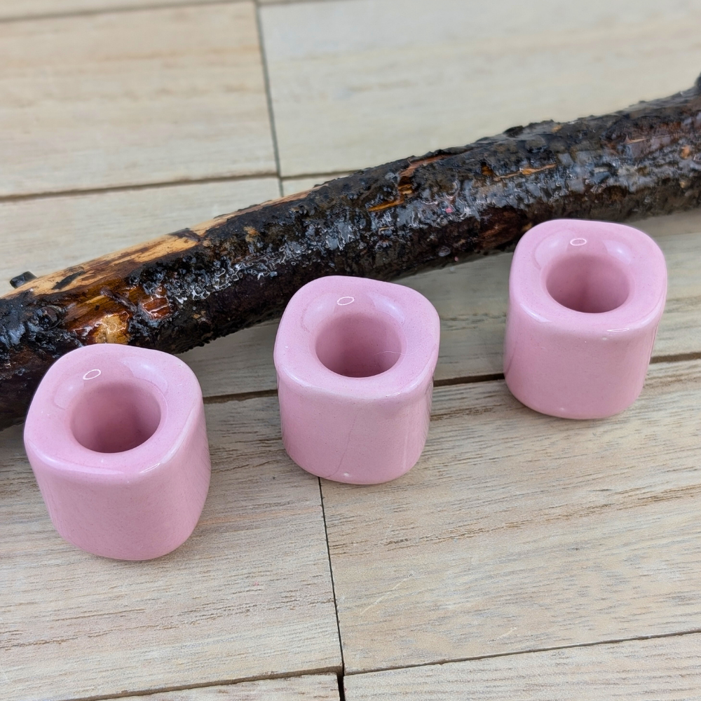 Mini candle holder for emotional healing and balance