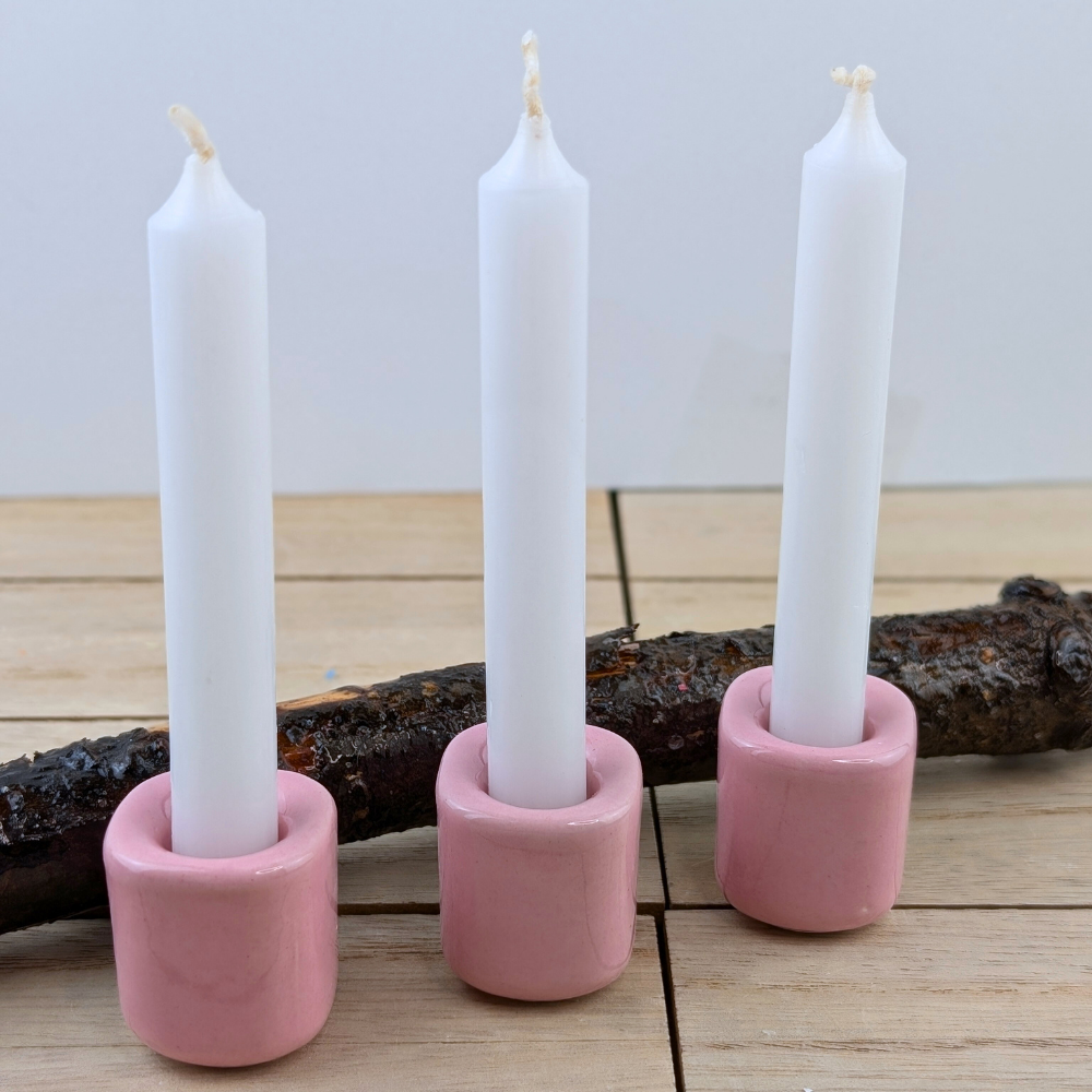 Mini chime candle holder for self-love rituals