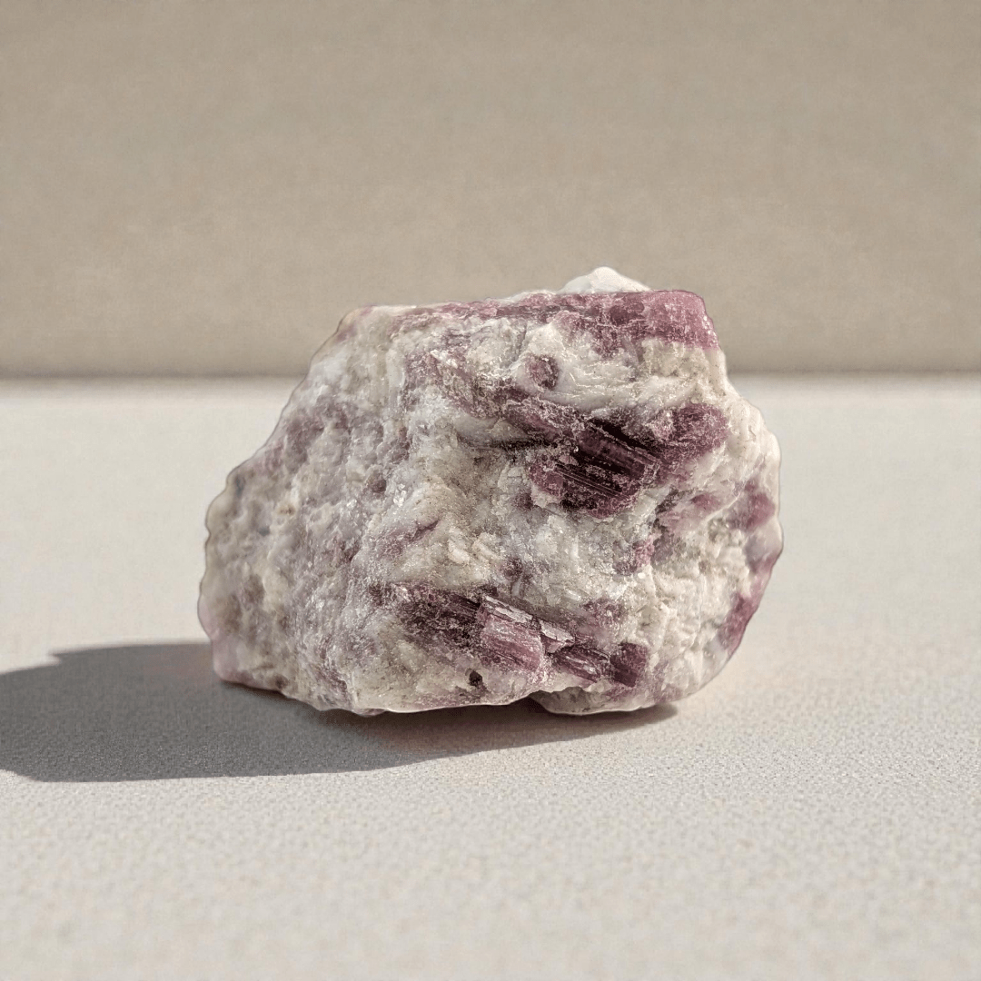 pink tourmaline is a Heart chakra crystal available at zen collection crystal store in barrie