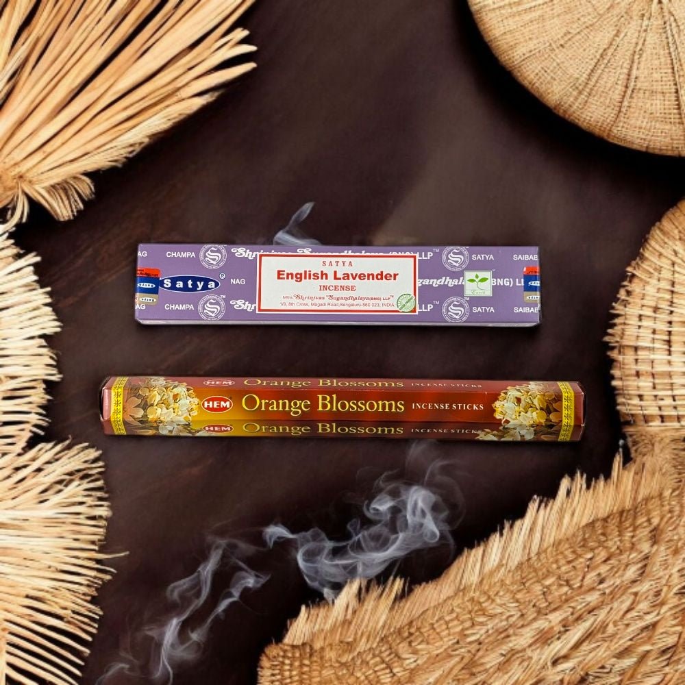 Pisces Incense Set – Lavender &amp; Orange Blossom for Relaxation &amp; Creativity
