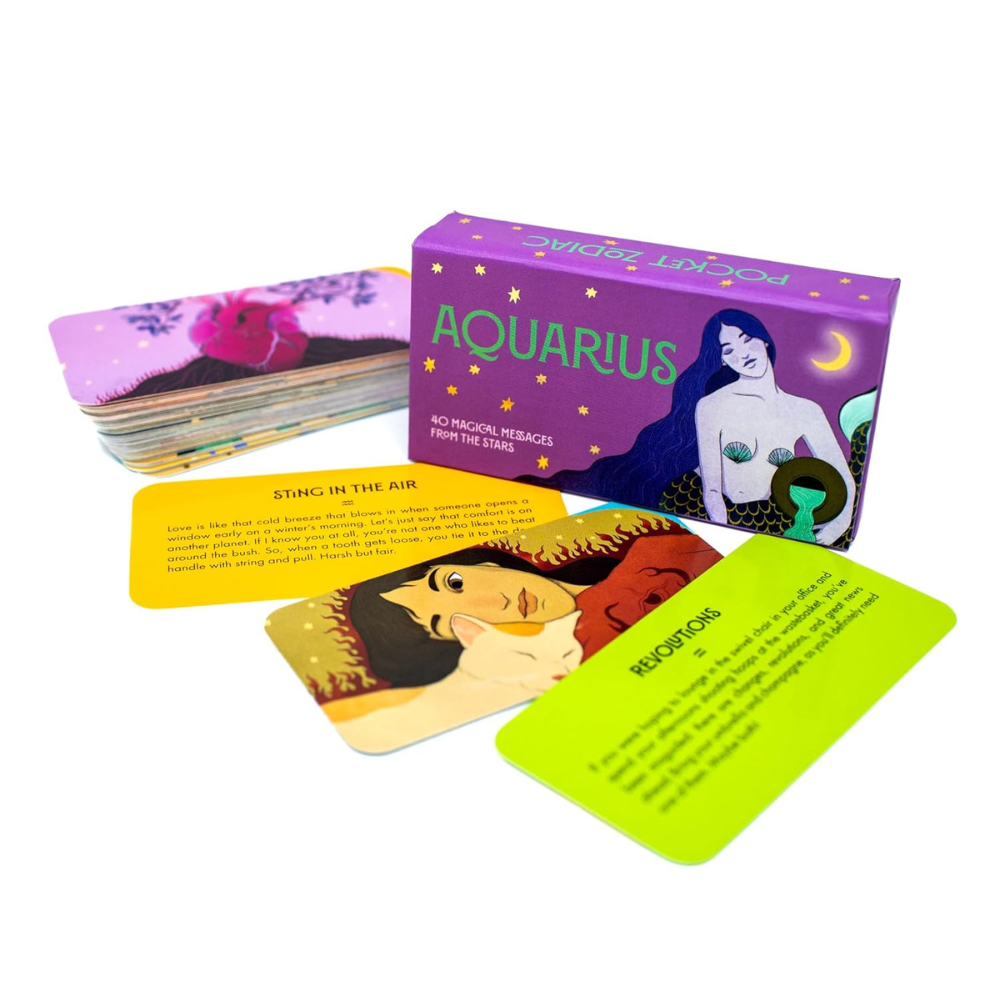 astrology cards for aquarius zodiac sign