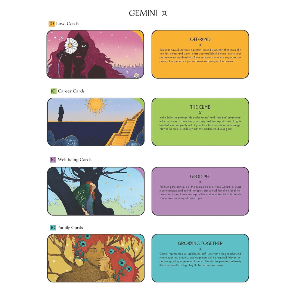 intuitive gemini horoscope card deck