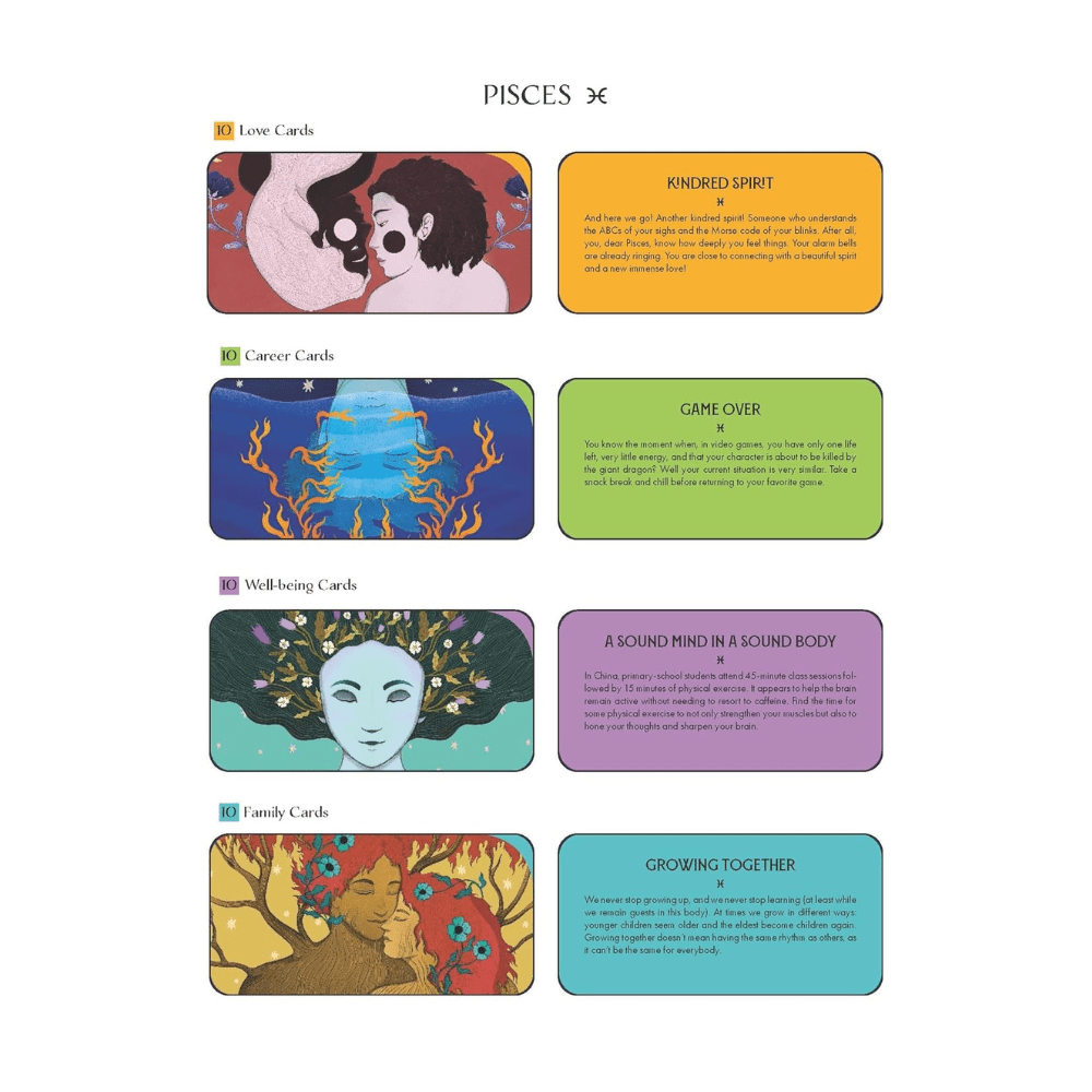 pisces zodiac inspiration oracle deck