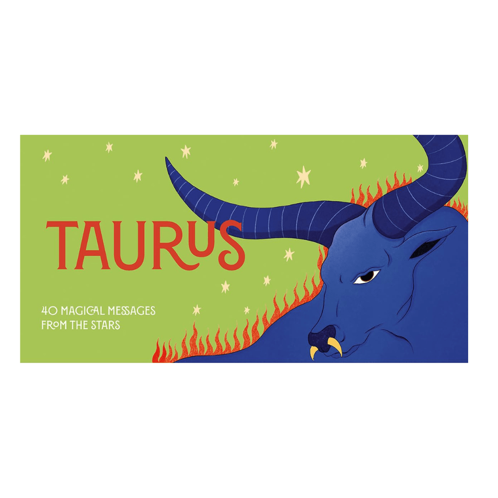 taurus horoscope card deck with box