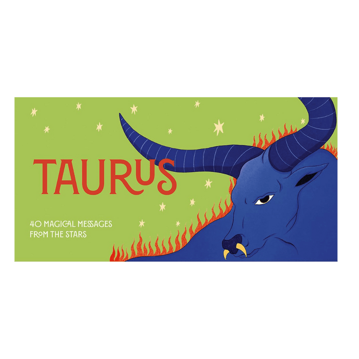 taurus horoscope card deck with box