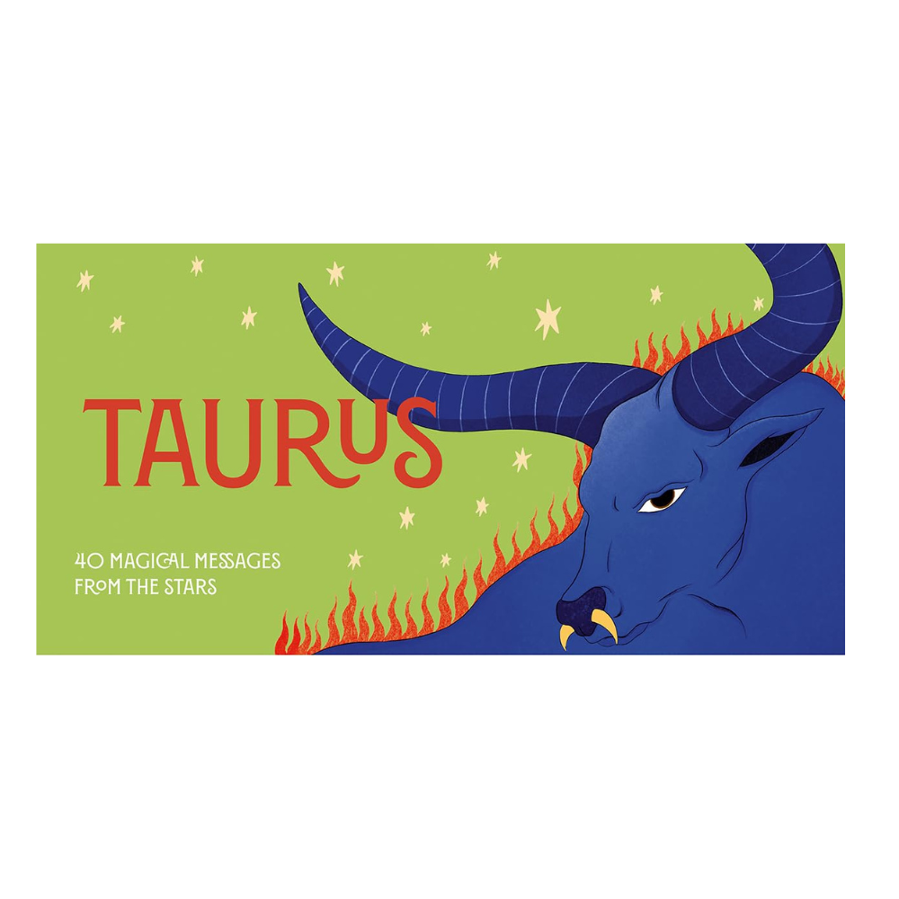 taurus horoscope card deck with box