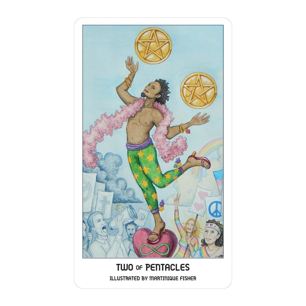 78-Card Pride Tarot Deck with Rider-Waite-Smith Structure