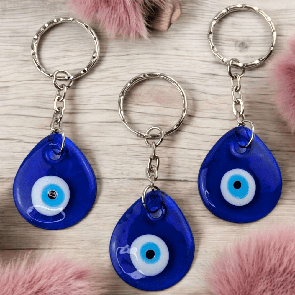 Canadian metaphysical shop evil eye keychain

