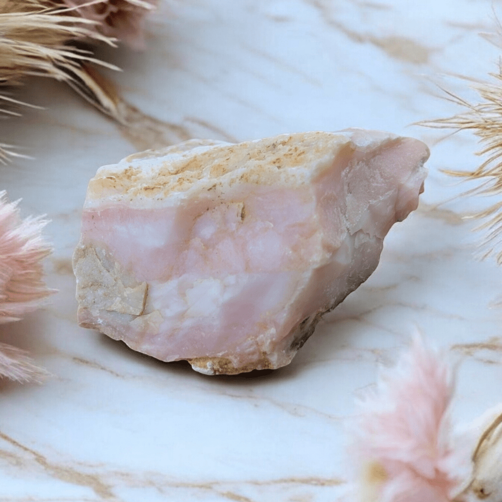 Love and compassion crystal Pink Opal