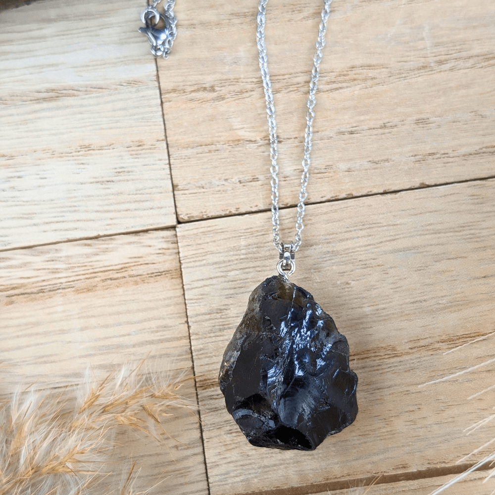 Healing Crystal Necklace for Energy Shielding