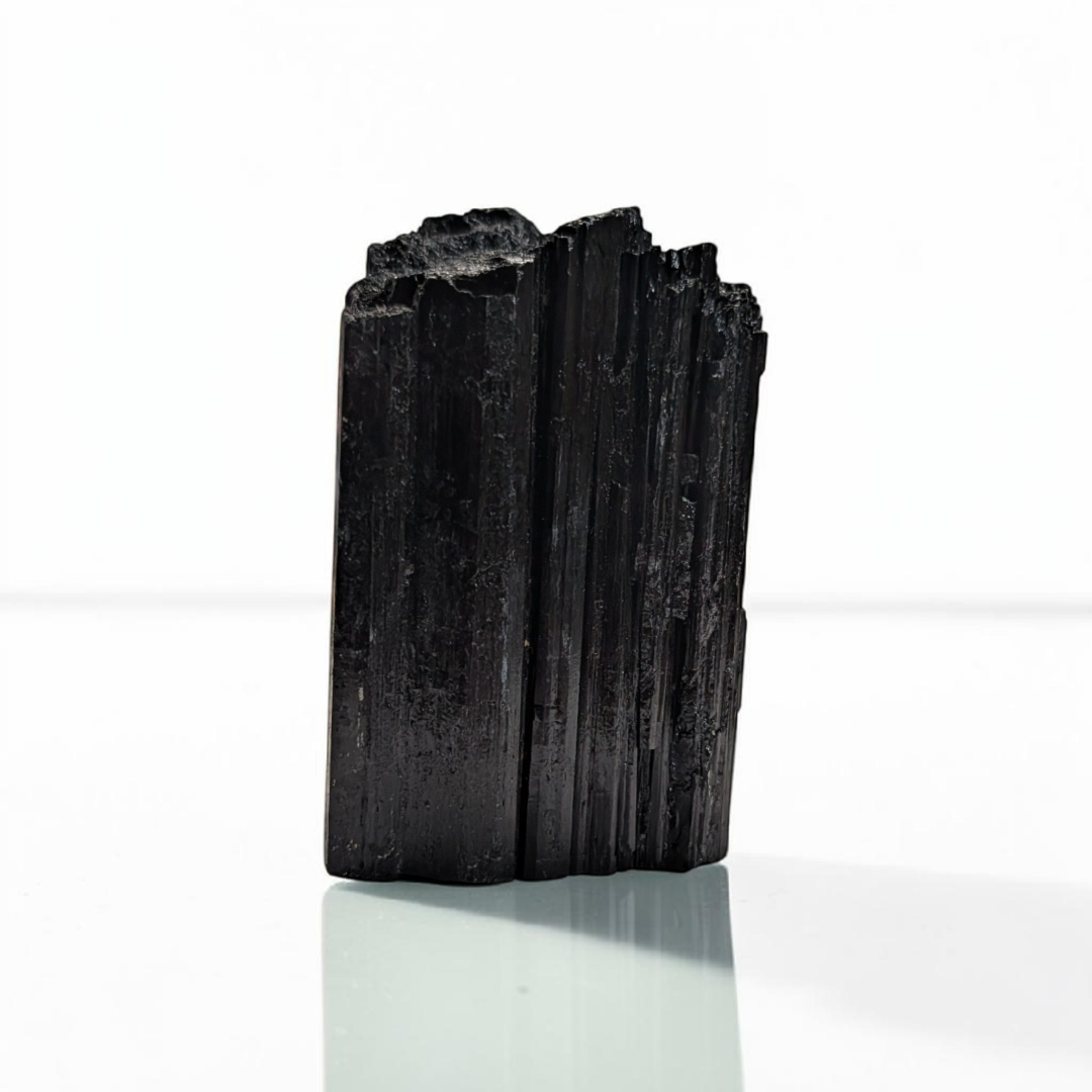 black stone for protection and crystal for the root chakra. Use for shadow and energy work. Find black tourmaline crystals in-store or online now at Zen Collection Metaphysical Store Canada