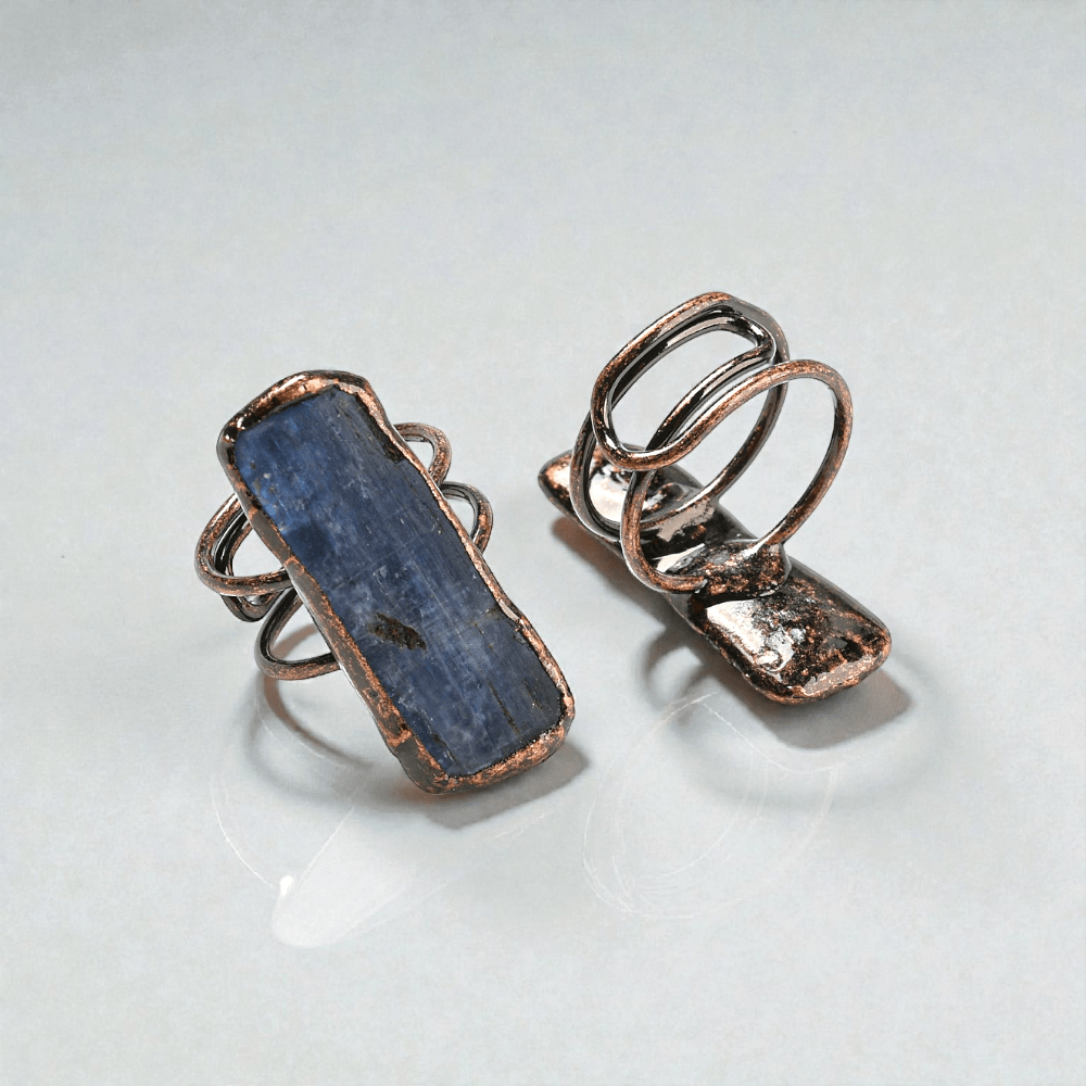 blue kyanite ring throat chakra communication available at Zen Collection Metaphysical Store Canada. Shop in-store or online now