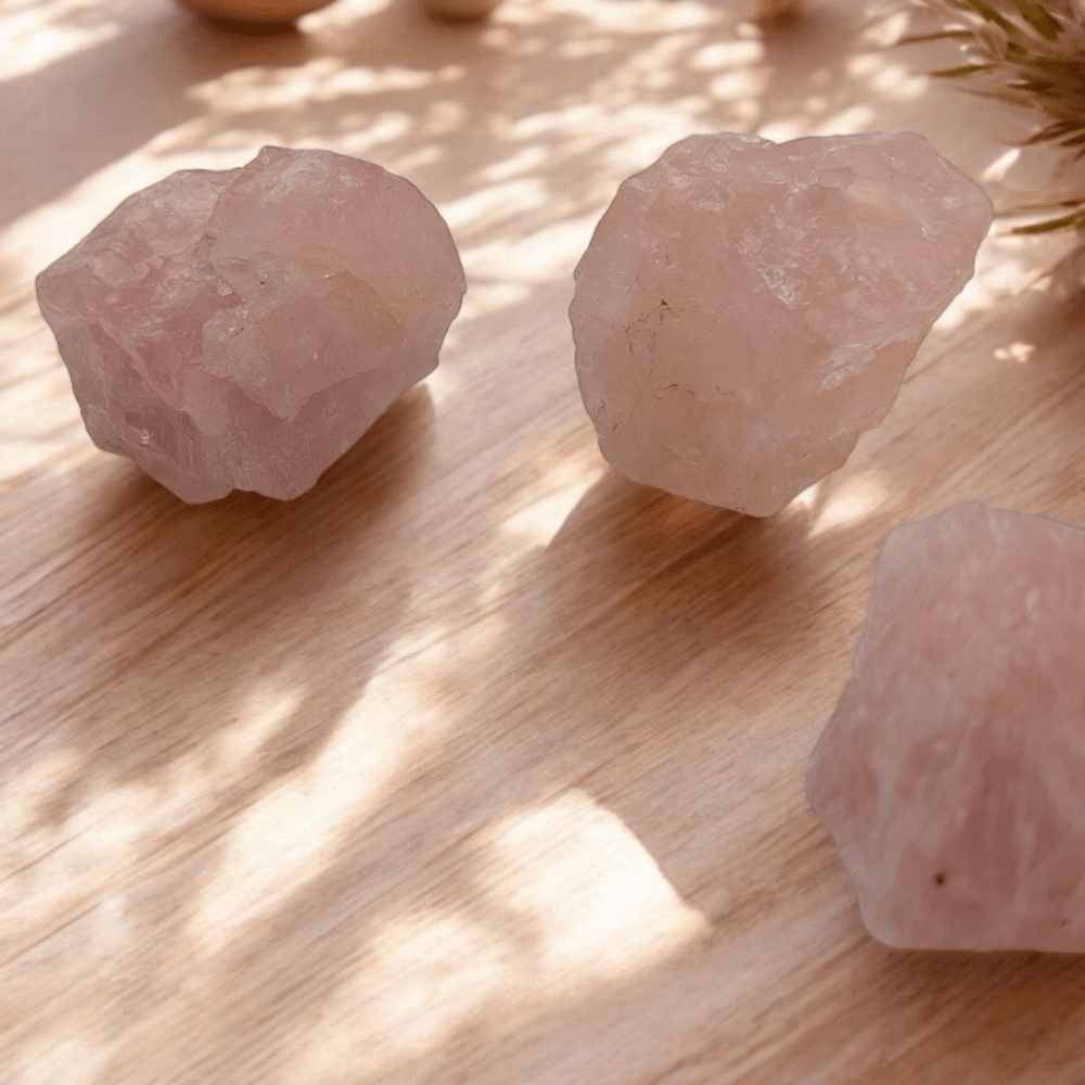 Manifesting love with rose quartz incense ritual