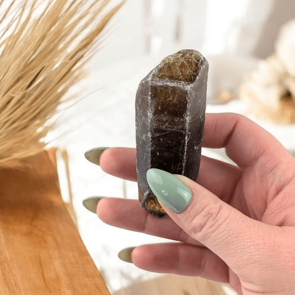Exact Smoky Quartz rough point for grounding