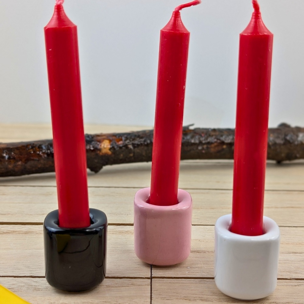 Red Chime Candle for love and passion rituals