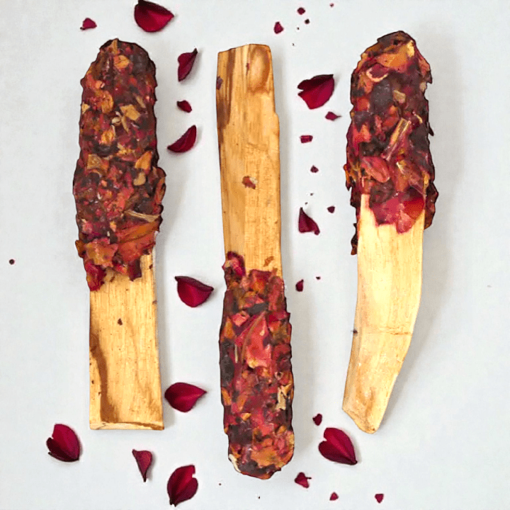 Red Rose Palo Santo Pop available at Zen Collection Crystal Store in Barrie. Shop in-store or online now