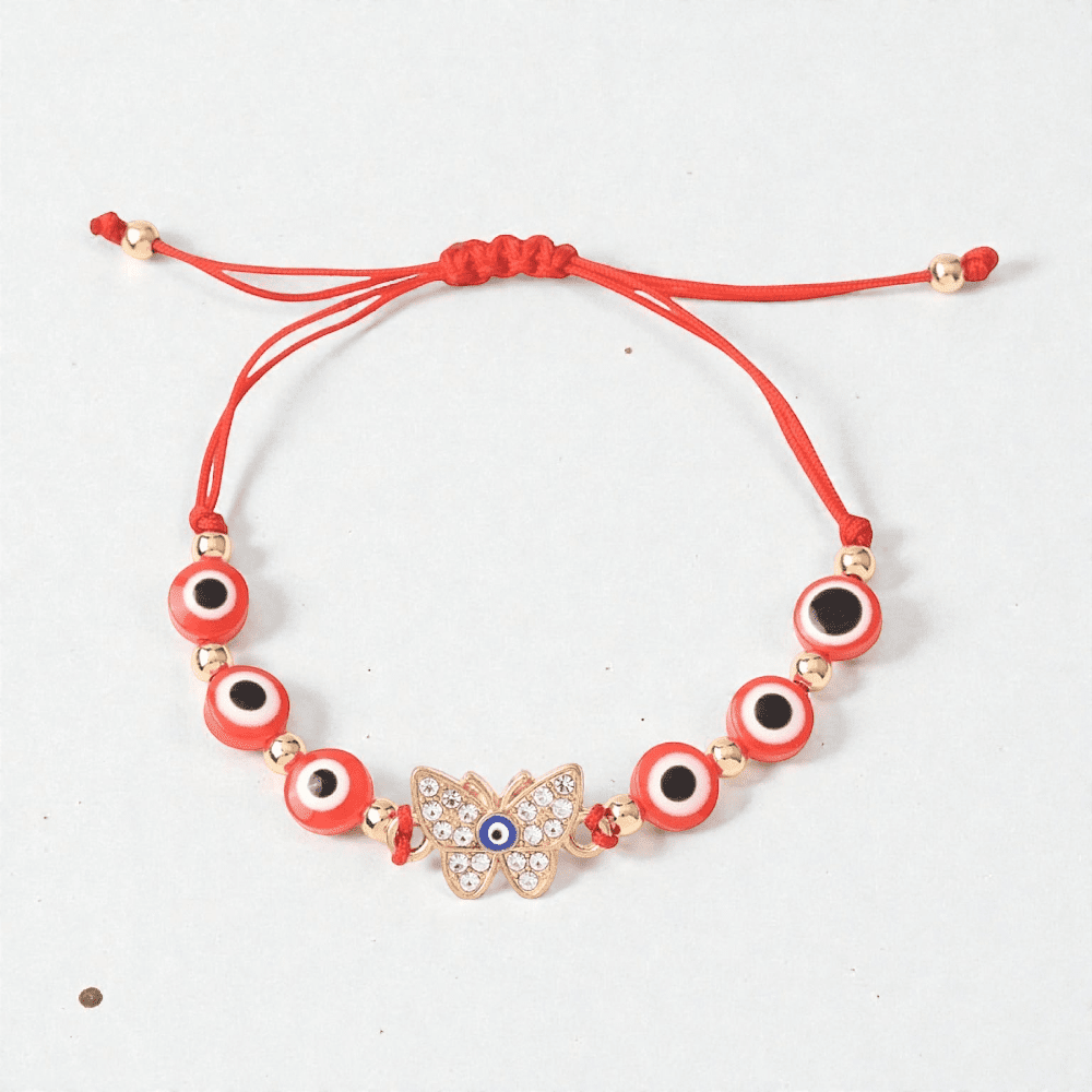 Red evil eye bracelet for confidence and protection available at zen collection metaphysical stores in barrie. Shop in-store or online