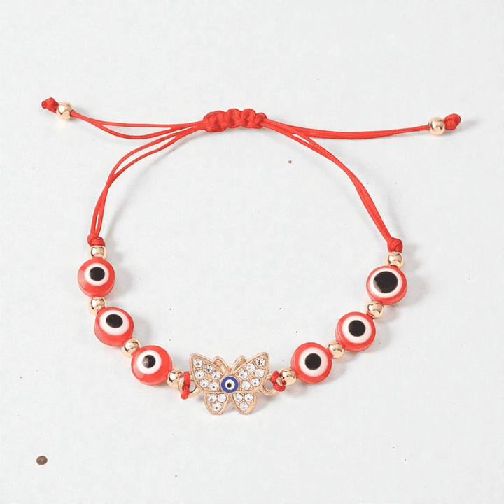 Red evil eye bracelet for confidence and protection available at zen collection metaphysical stores in barrie. Shop in-store or online