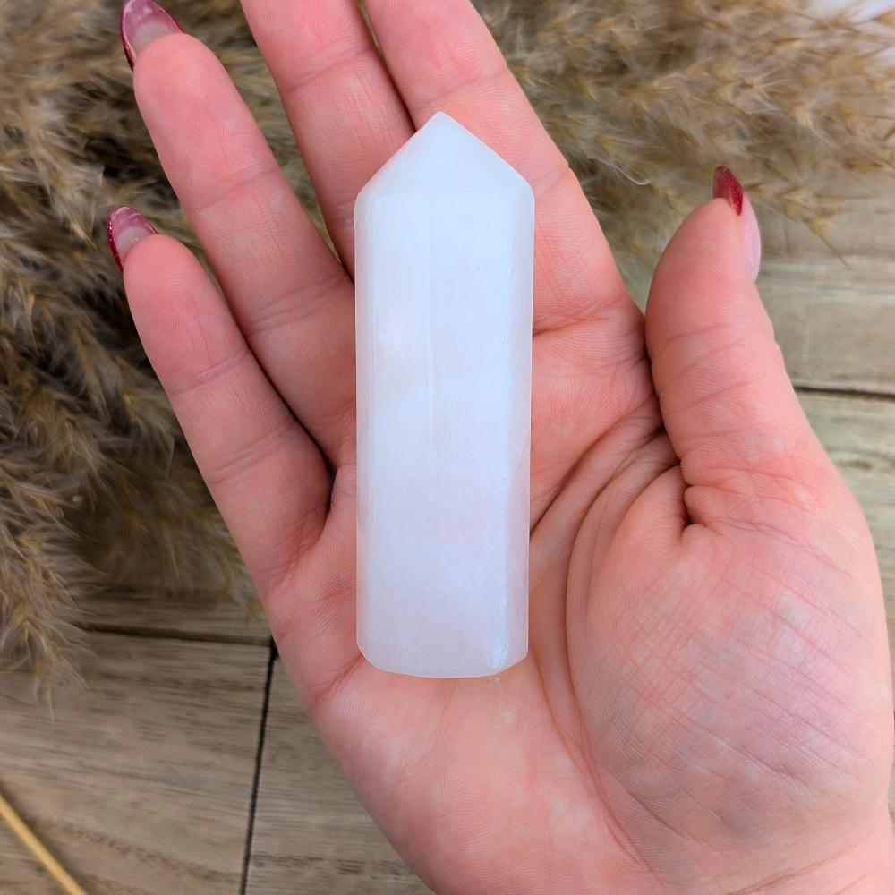 Rose quartz crystal for emotional balance and healing rituals.