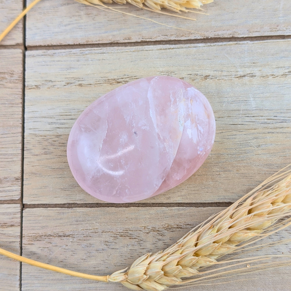 Zen Collection’s rose quartz crystal for fostering love and emotional well-being.