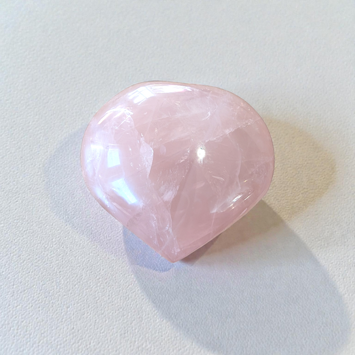 Zen Collection’s rose quartz crystal heart promoting love and compassion.
