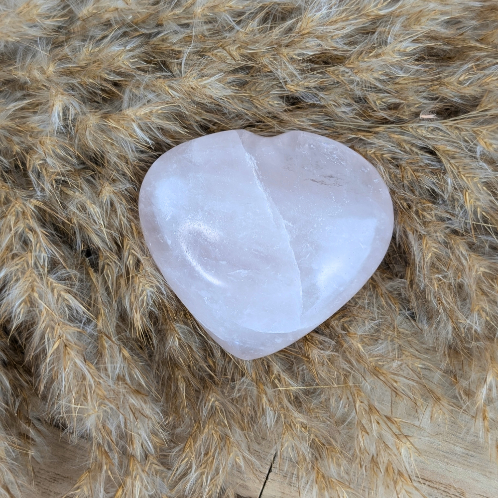 Rose Quartz Heart for Self-Love from Zen Collection to open the heart chakra.