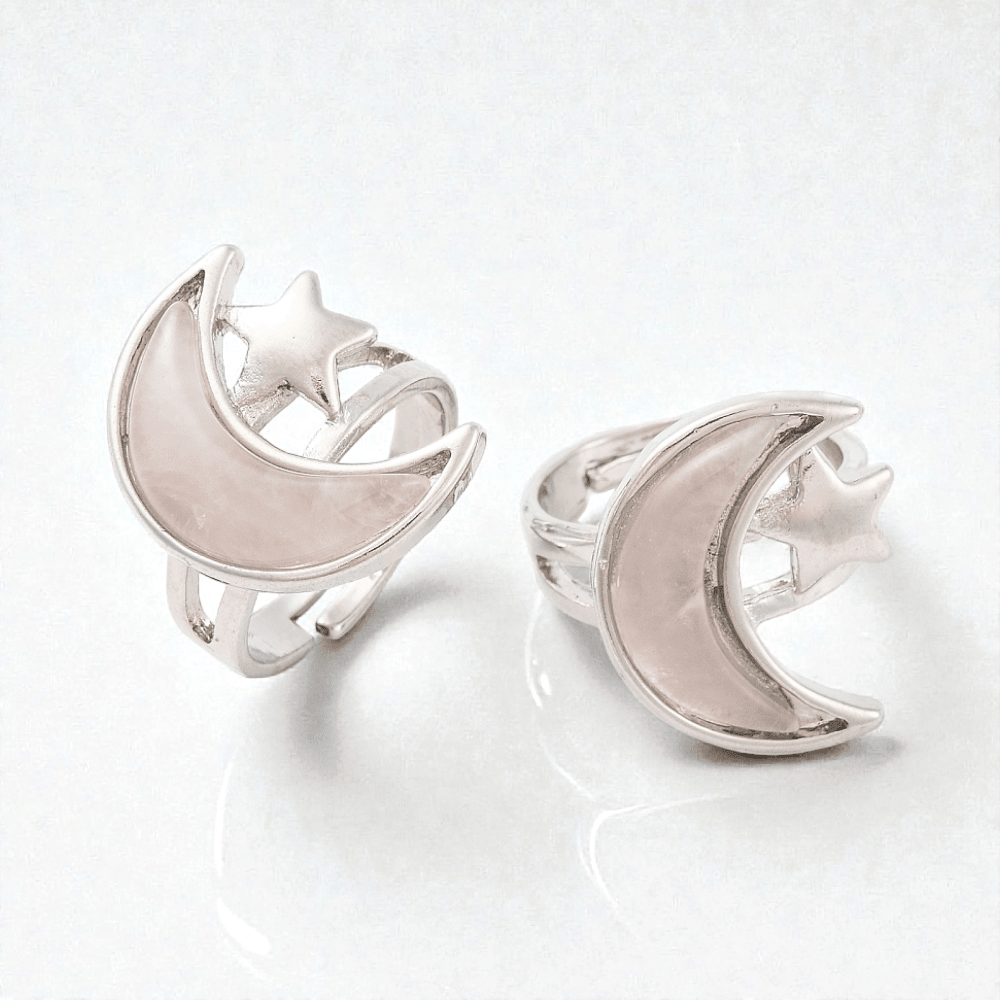 heart chakra rose quartz ring available at zen collection metaphysical store in barrie. Shop in-store or online now