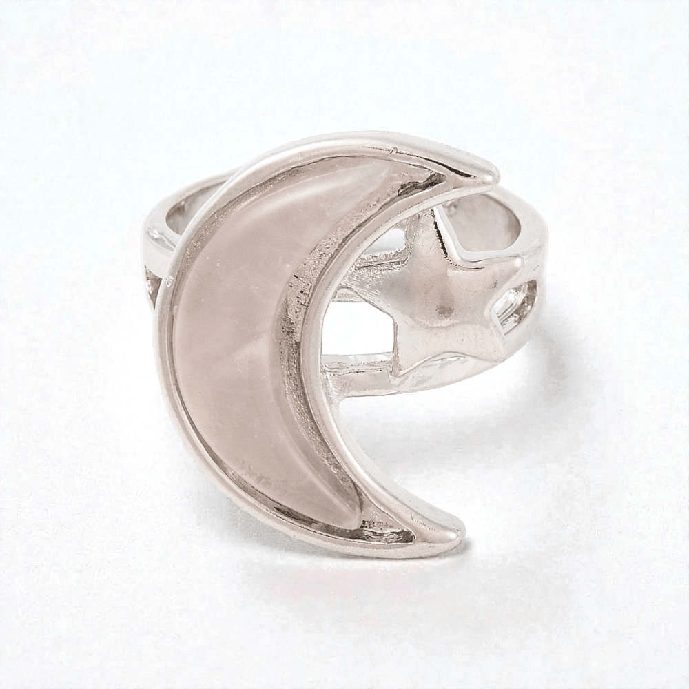 heart chakra rose quartz ring available at zen collection metaphysical store in barrie. Shop in-store or online now