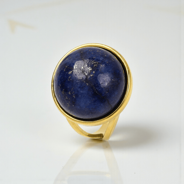 lapis ring throat chakra third eye clarity. Available at Zen Collection Metaphysical Store in Barrie Ontario Canada. Shop in-store or online