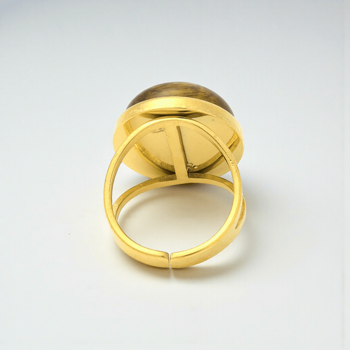 tiger eye ring solar plexus chakra confidence. Shop now with Zen Collection Metaphysical store in Barrie. In-store or online