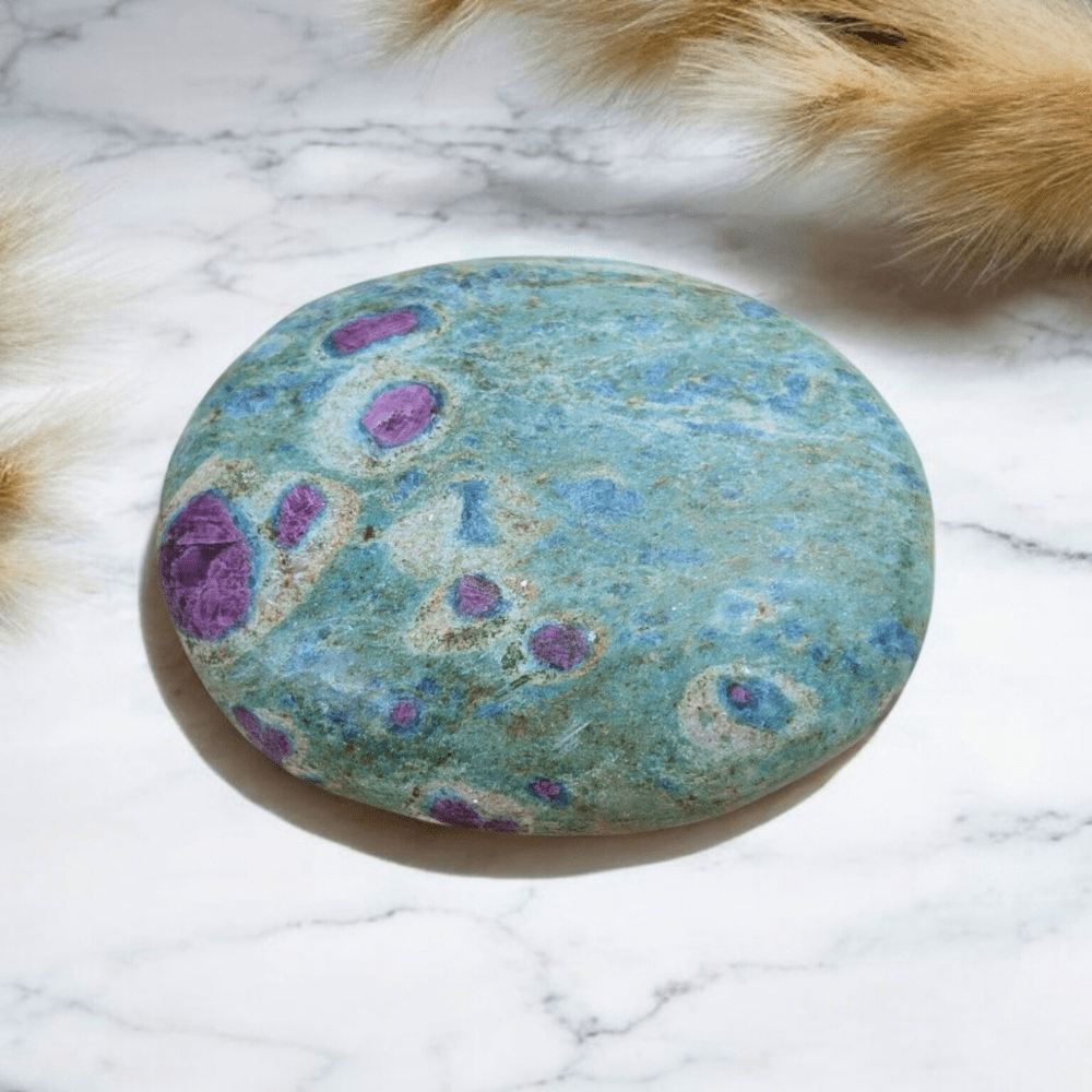 Ethically sourced Ruby Fuchsite crystal for emotional healing