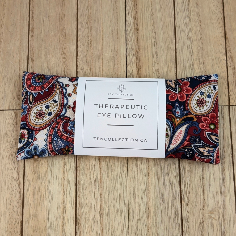 Aromatherapy eye pillow for meditation, yoga, and sleep