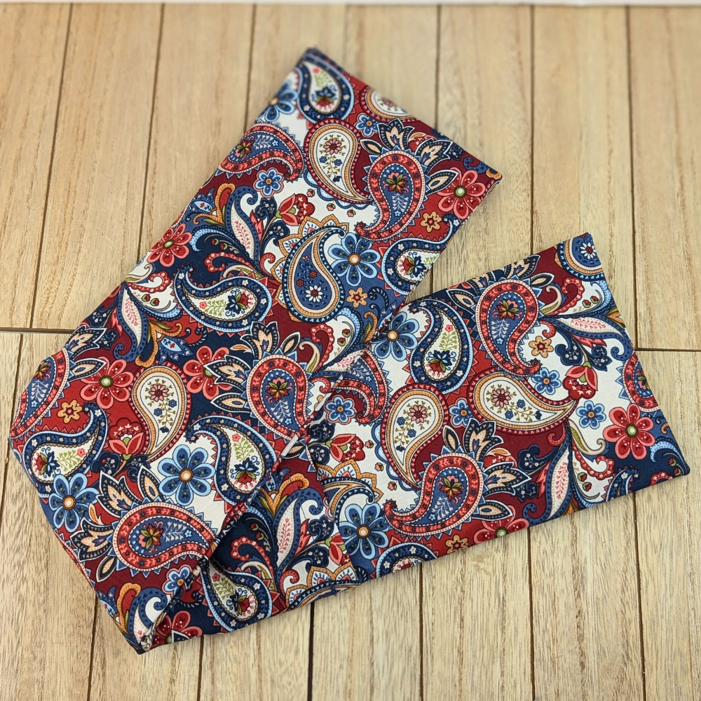 Rustic Paisley neck wrap and eye pillow for tension relief