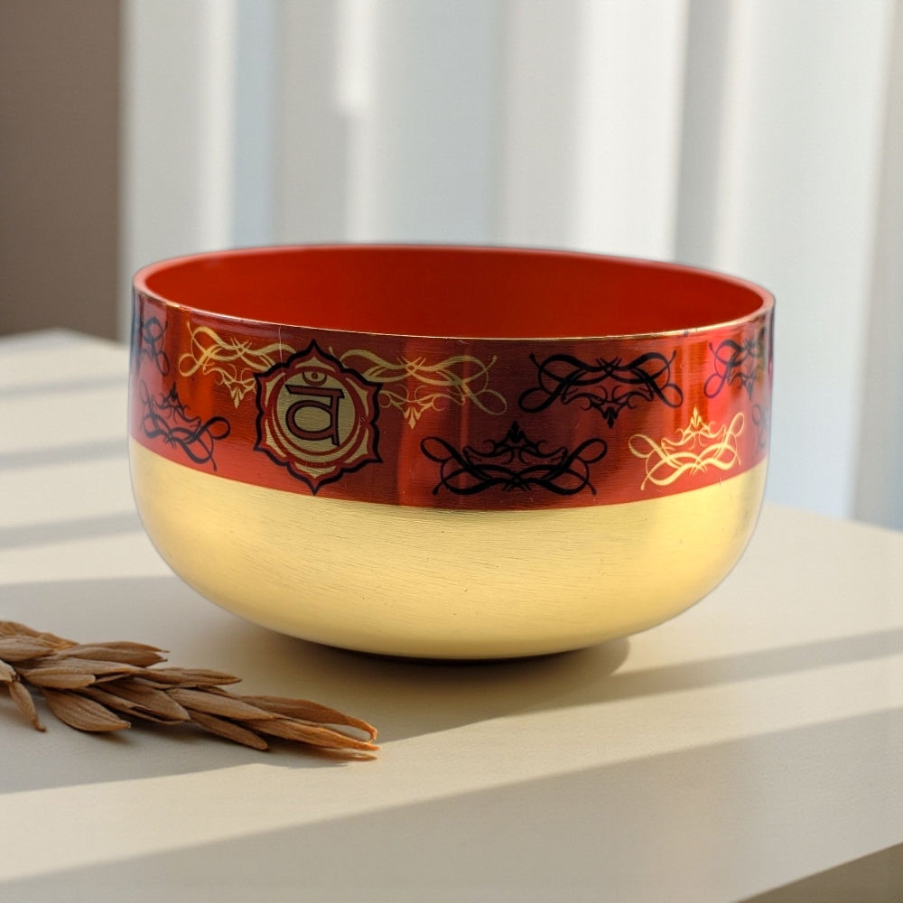 Sacral Chakra sound healing bowl for emotions and sensuality available at crystal shop near me in Barrie