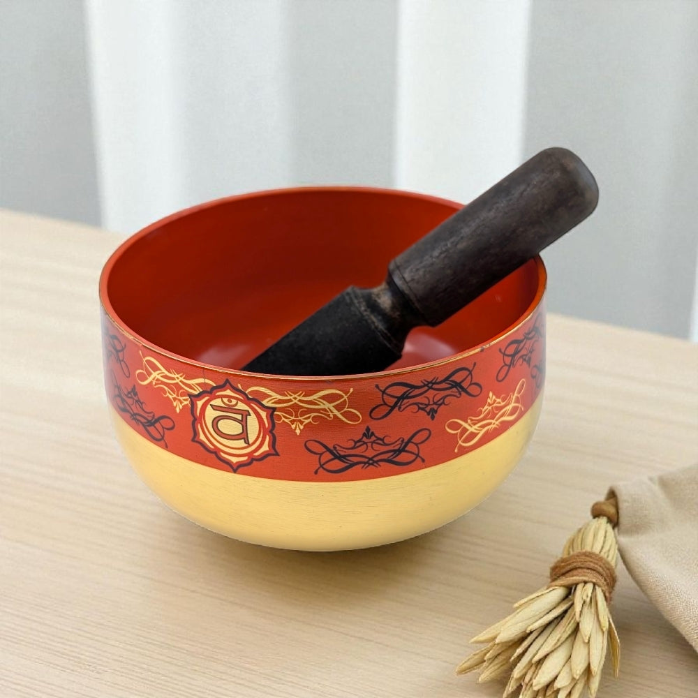 Sacral Chakra sound healing bowl for emotions and sensuality available at crystal shop near me in Barrie