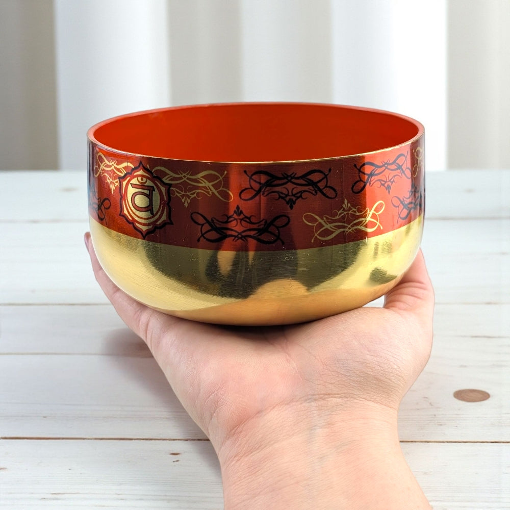 Sacral Chakra sound healing bowl for emotions and sensuality available at crystal shop near me in Barrie