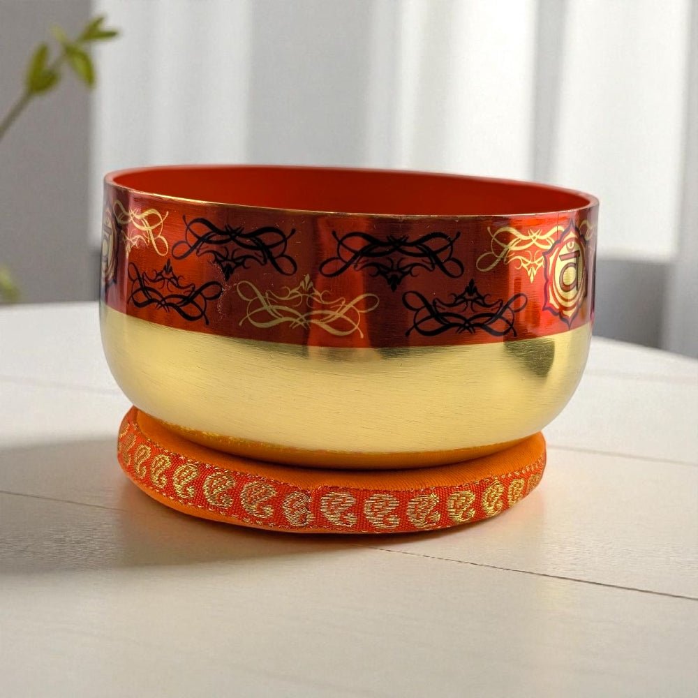 Sacral Chakra sound healing bowl for emotions and sensuality available at crystal shop near me in Barrie