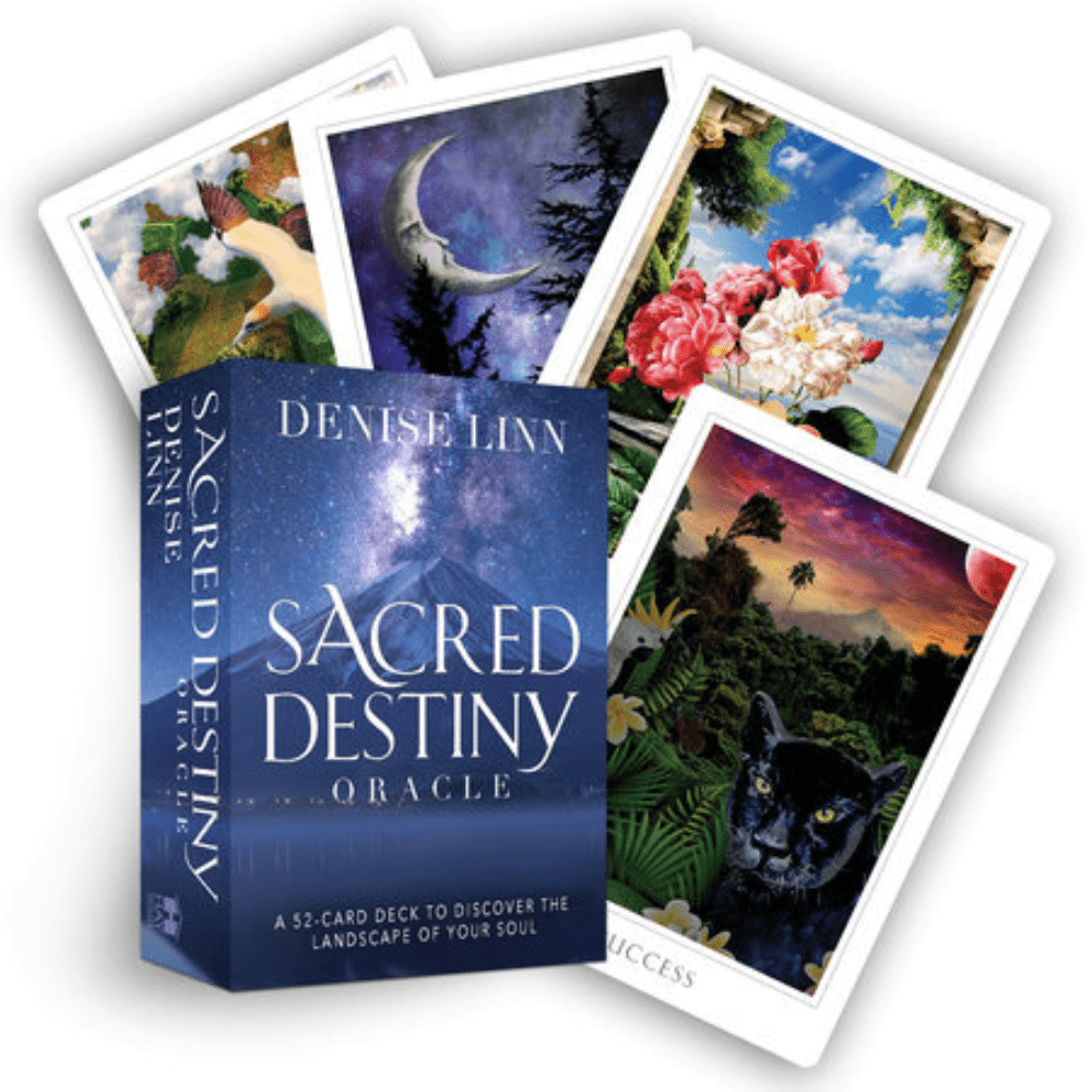 Oracle deck with sacred landscape imagery