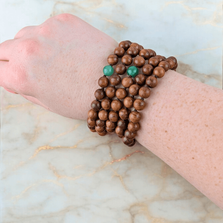 108-bead meditation mala for grounding