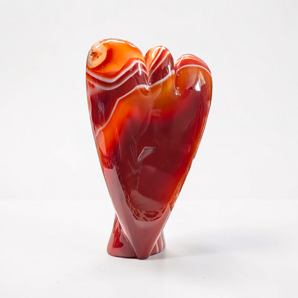 Sardonyx Crystal Angel Carving | Sardonyx | Fertility and Sacral Chakra Support | Shop in-store or online with Zen Collection Metaphysical Store Near Me Canada