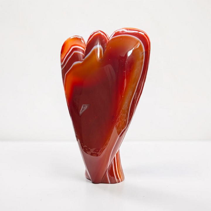 Sardonyx Crystal Angel Carving | Sardonyx | Fertility and Sacral Chakra Support | Shop in-store or online with Zen Collection Metaphysical Store Near Me Canada