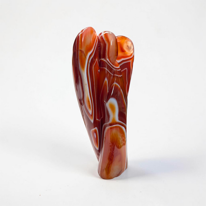 Sardonyx Crystal Angel Carving | Sardonyx | Fertility and Sacral Chakra Support | Shop in-store or online with Zen Collection Metaphysical Store Near Me Canada