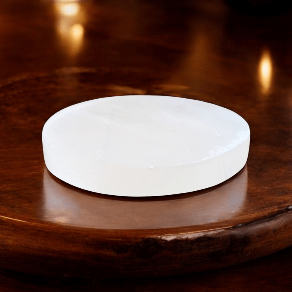 Selenite Crystal Charging Plate for cleansing and recharging