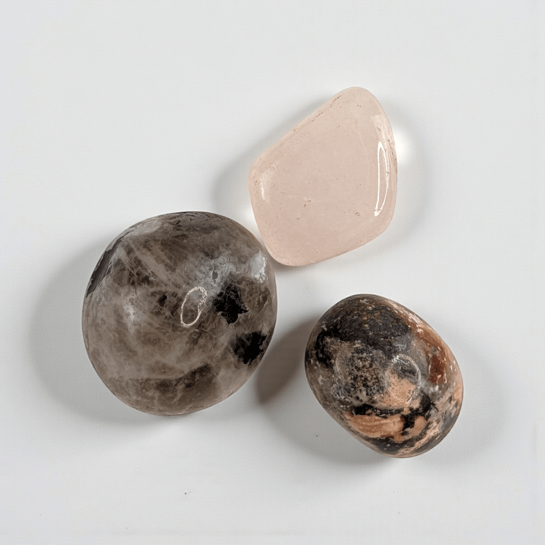 Self love crystal set for emotional healing and care available at Zen Collection Metaphysical Store in Barrie. Shop In-store or Online Now 