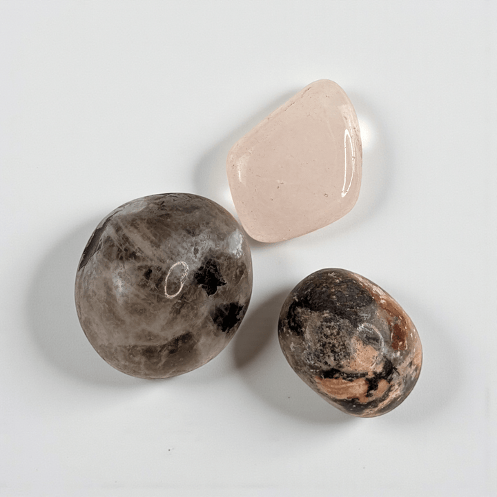 Self love crystal set for emotional healing and care available at Zen Collection Metaphysical Store in Barrie. Shop In-store or Online Now 