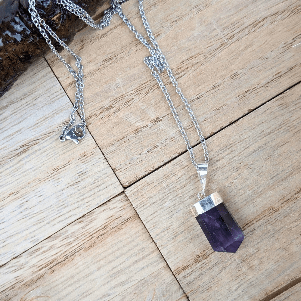 Healing Crystal Necklace for Third Eye Chakra Activation