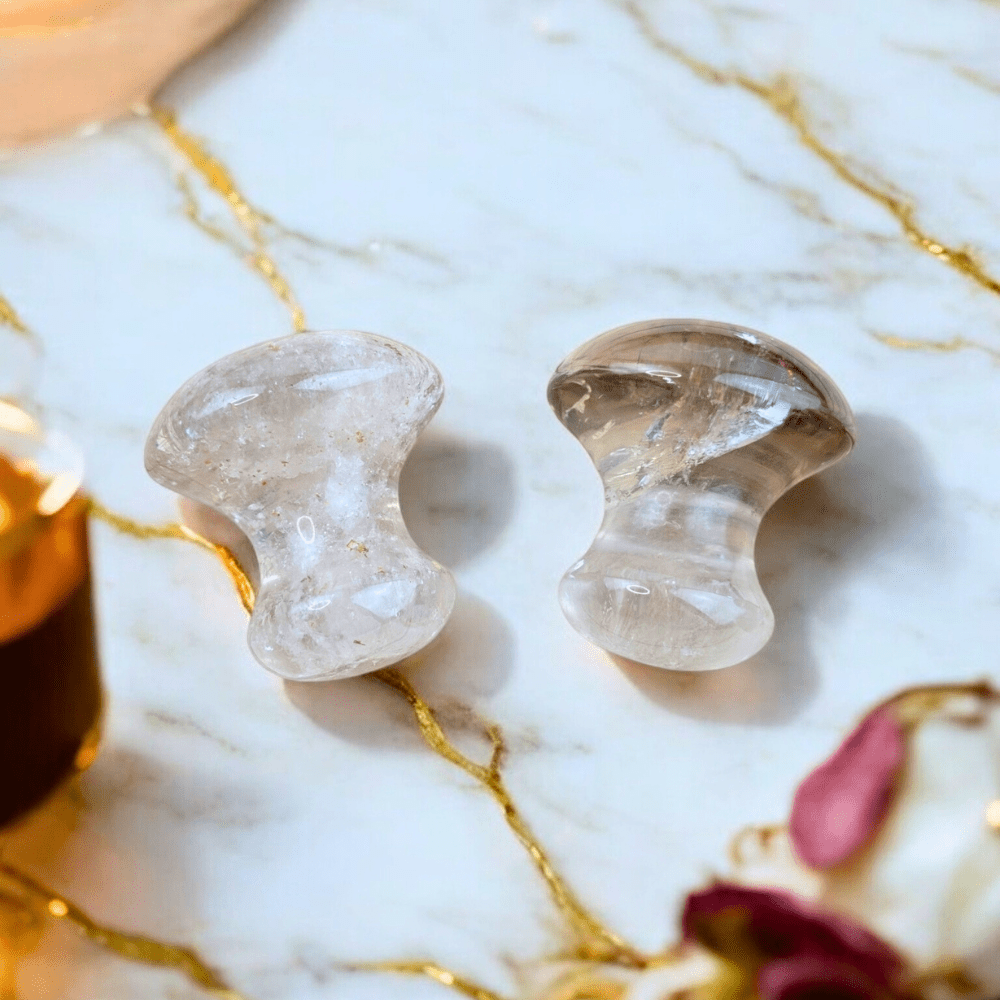 Root chakra healing with Smoky Quartz personal massager